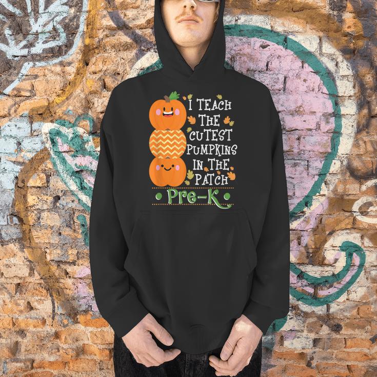 I Teach The Cutest Pumpkins In Patch Pre-K Halloween Teacher Men Hoodie, gift for family, gift for coworker