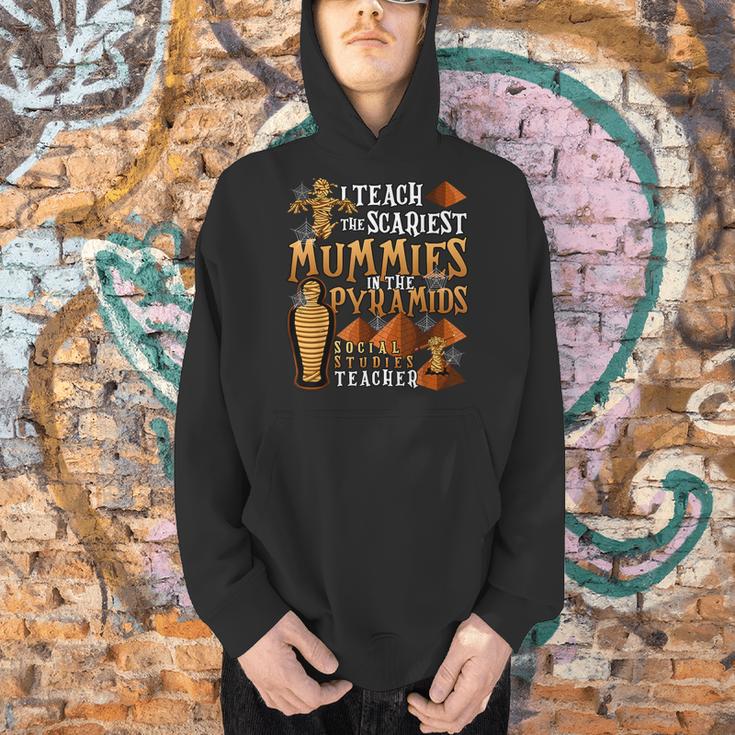 Teach The Scariest Mummies Halloween Social Studies Teacher Men Women Men Hoodie, gift for family, gift for coworker Teach The Scariest Mummies Halloween Social Studies Teacher Men Women Men Hoodie, gift for family, gift for coworker