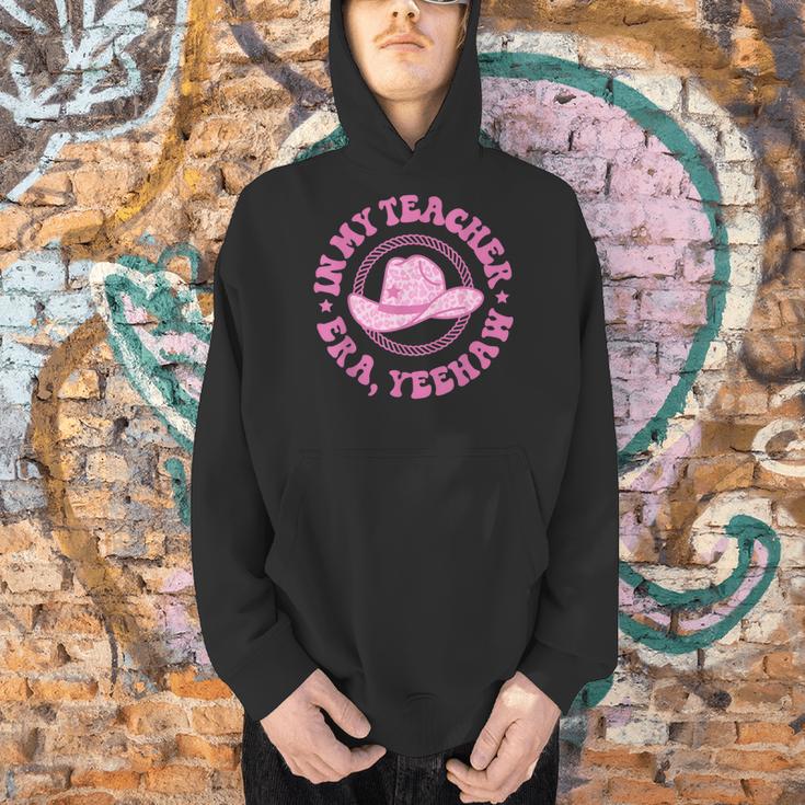 In My Teacher Era Yeehaw Pink Teacher Western Cowgirl Men Hoodie, gift for family, gift for coworker In My Teacher Era Yeehaw Pink Teacher Western Cowgirl Men Hoodie, gift for family, gift for coworker