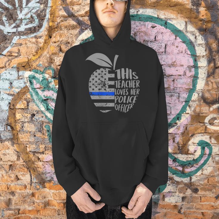 This Teacher Loves Her Police Officer Wife Saying Men Hoodie, gift for family, gift for coworker This Teacher Loves Her Police Officer Wife Saying Men Hoodie, gift for family, gift for coworker