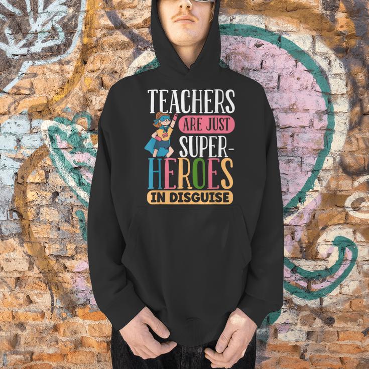 Teachers Are Just Superheroes In Disguise Back To School Men Hoodie, gift for family, gift for coworker Teachers Are Just Superheroes In Disguise Back To School Men Hoodie, gift for family, gift for coworker