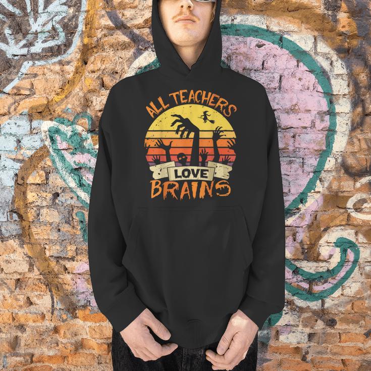All Teachers Love Brains Shirt Halloween Teachers Men Hoodie, gift for family, gift for coworker All Teachers Love Brains Shirt Halloween Teachers Men Hoodie, gift for family, gift for coworker