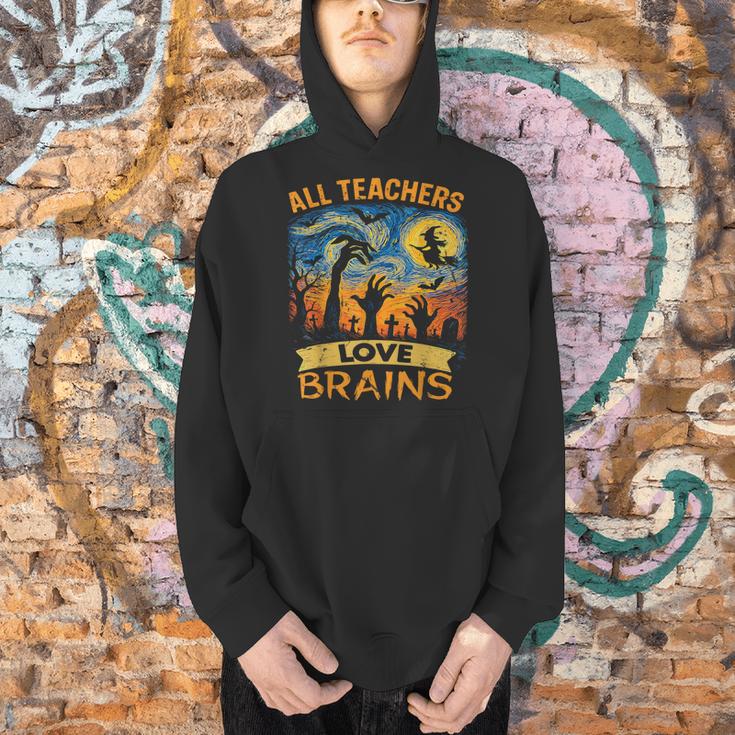 All Teachers Love Brains Shirt Teacher Halloween Tee Men Hoodie, gift for family, gift for coworker All Teachers Love Brains Shirt Teacher Halloween Tee Men Hoodie, gift for family, gift for coworker