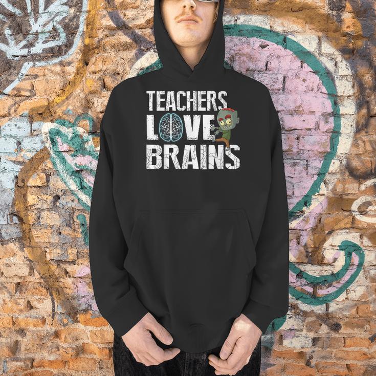 Teachers Love Brains Zombie Halloween Hilarious Men Hoodie, gift for family, gift for coworker Teachers Love Brains Zombie Halloween Hilarious Men Hoodie, gift for family, gift for coworker