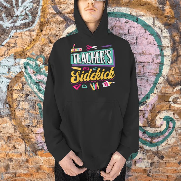 Teacher's Sidekick Teacher Assisting Teaching Assistant Men Hoodie, gift for family, gift for coworker