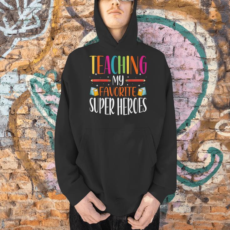 Teaching My Favorite Superheros Men Women SPED Teacher Men Hoodie, gift for family, gift for coworker