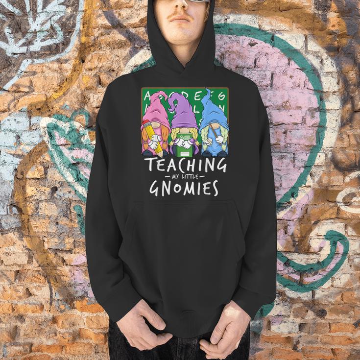 Teaching My Little Gnomies With Gnome For Teacher Women Men Hoodie, gift for family, gift for coworker Teaching My Little Gnomies With Gnome For Teacher Women Men Hoodie, gift for family, gift for coworker