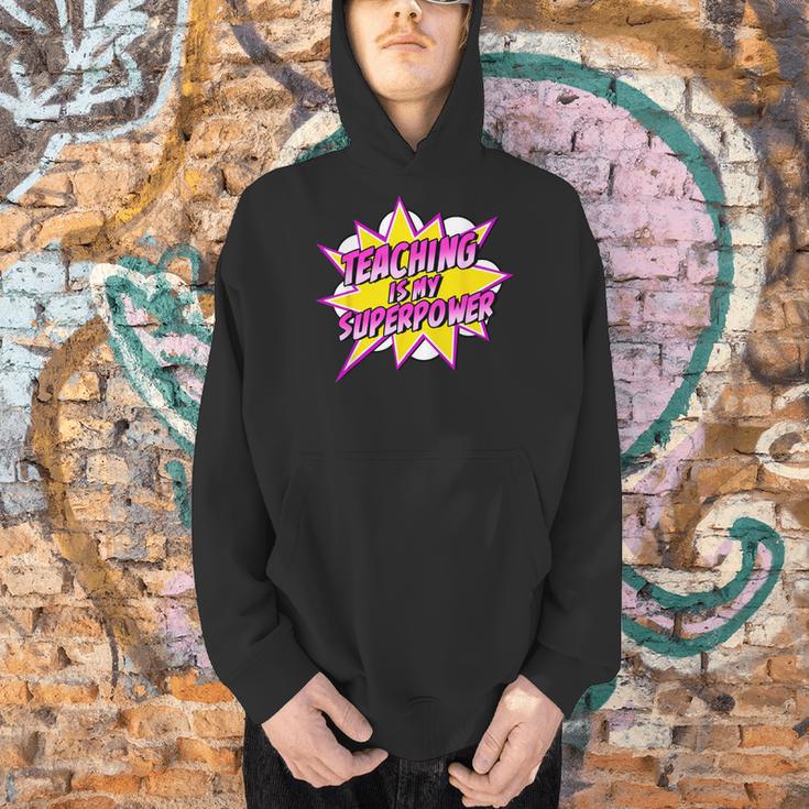 Teaching Is My Superpower Retro Comic Super Teacher Men Hoodie, Super Teacher Hoodies, gift for family, gift for coworker Teaching Is My Superpower Retro Comic Super Teacher Men Hoodie, Super Teacher Hoodies, gift for family, gift for coworker