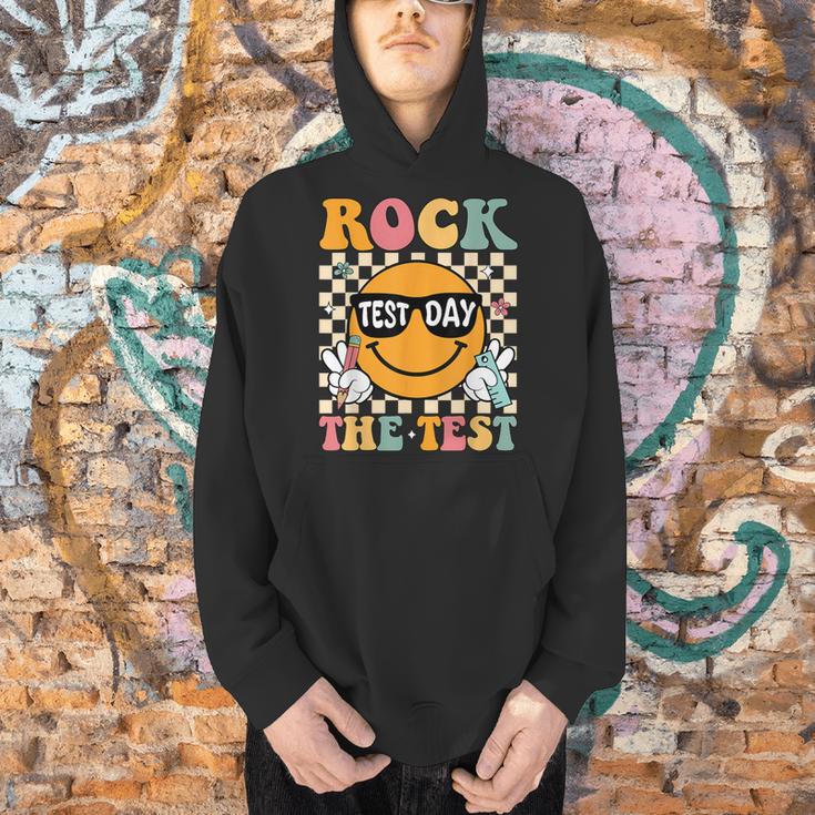 Test Day Rock The Test Teacher Testing Day You Got This Men Hoodie, gift for family, gift for coworker