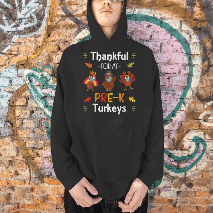 Thankful For My Prek Turkeys In Masks Thanksgiving Teacher For Men Women Men Hoodie, gift for family, gift for coworker