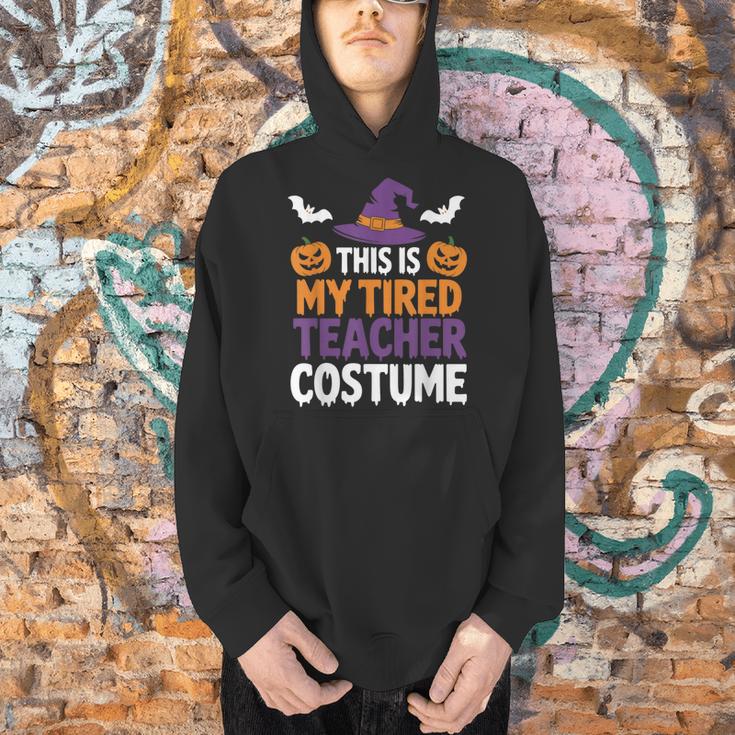 Tired Teacher Costume For Humor Halloween Men Hoodie, gift for family, gift for coworker Tired Teacher Costume For Humor Halloween Men Hoodie, gift for family, gift for coworker
