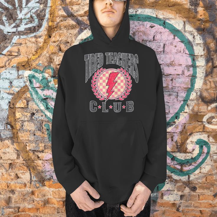 Tired Teachers Club Study Lover School Apparel Men Hoodie, gift for family, gift for coworker