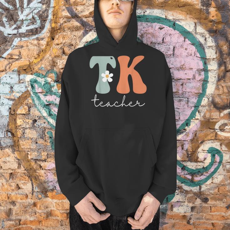 TK Teacher Retro Groovy Vintage Happy First Day Of School Men Hoodie, Groovy Teacher Hoodies, gift for family, gift for coworker TK Teacher Retro Groovy Vintage Happy First Day Of School Men Hoodie, Groovy Teacher Hoodies, gift for family, gift for coworker