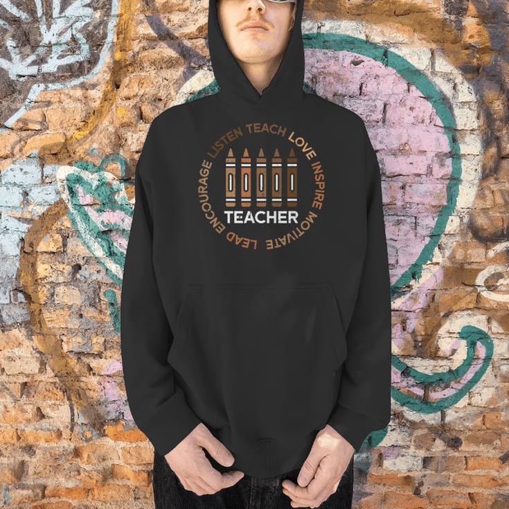 History Teacher Teach Love African American Men Women Men Hoodie, History Teacher Hoodies, gift for family, gift for coworker