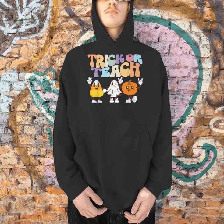 Trick Or Teach Cute Halloween Teacher Men Hoodie, gift for family, gift for coworker
