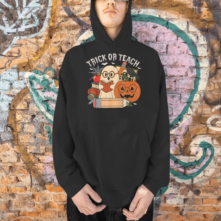 Trick Or Teach Retro Halloween Teacher Women Men Costume Men Hoodie, gift for family, gift for coworker Trick Or Teach Retro Halloween Teacher Women Men Costume Men Hoodie, gift for family, gift for coworker