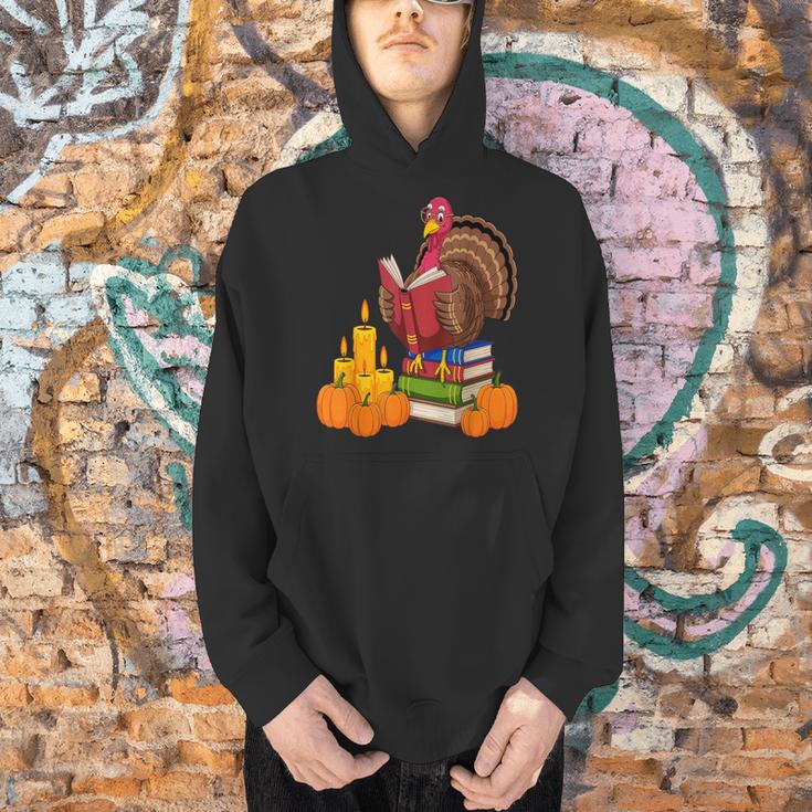 Turkey Reading Books Fall Thanksgiving Teacher Book Men Hoodie, gift for family, gift for coworker Turkey Reading Books Fall Thanksgiving Teacher Book Men Hoodie, gift for family, gift for coworker
