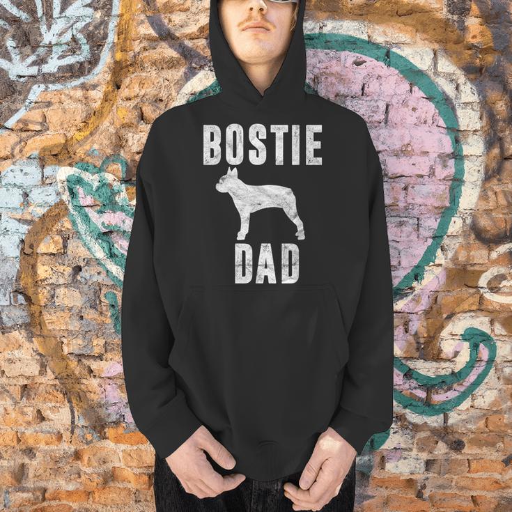 Vintage Boston Terrier Dad Dog Daddy Bostie Father Men Hoodie, Boston Terrier Dad Hoodies, gift for family, gift for coworker