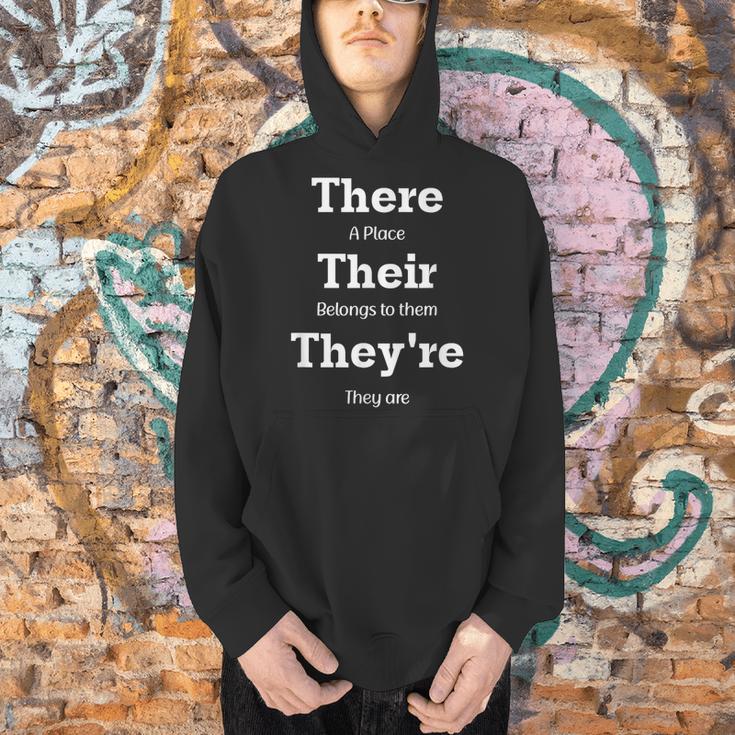 Vocabulary Police Their There They'Re English Teacher Men Hoodie, English Teacher Hoodies, gift for family, gift for coworker