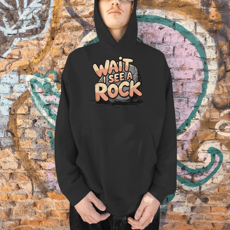 Wait I See A Rock Geology Teacher Men Hoodie, gift for family, gift for coworker
