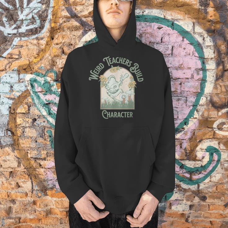 Weird Teachers Build Character- Teacher's Day Men Hoodie, gift for family, gift for coworker Weird Teachers Build Character- Teacher's Day Men Hoodie, gift for family, gift for coworker