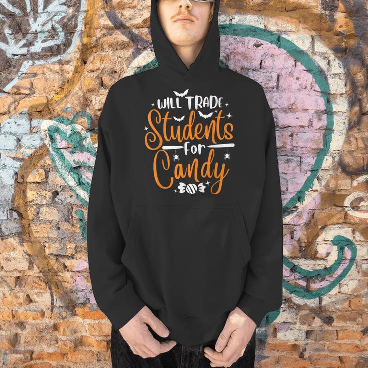 Will Trade Students For Candy Halloween Costume Teacher Men Hoodie, gift for family, gift for coworker