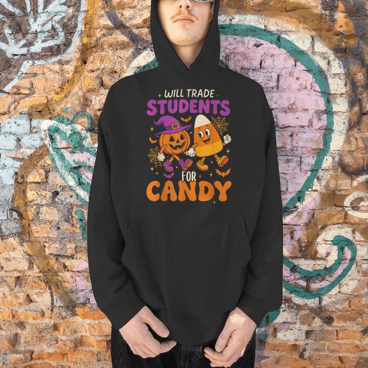 Will Trade Students For Candy Shirt Fun Candy Corn Teacher Men Hoodie, gift for family, gift for coworker Will Trade Students For Candy Shirt Fun Candy Corn Teacher Men Hoodie, gift for family, gift for coworker