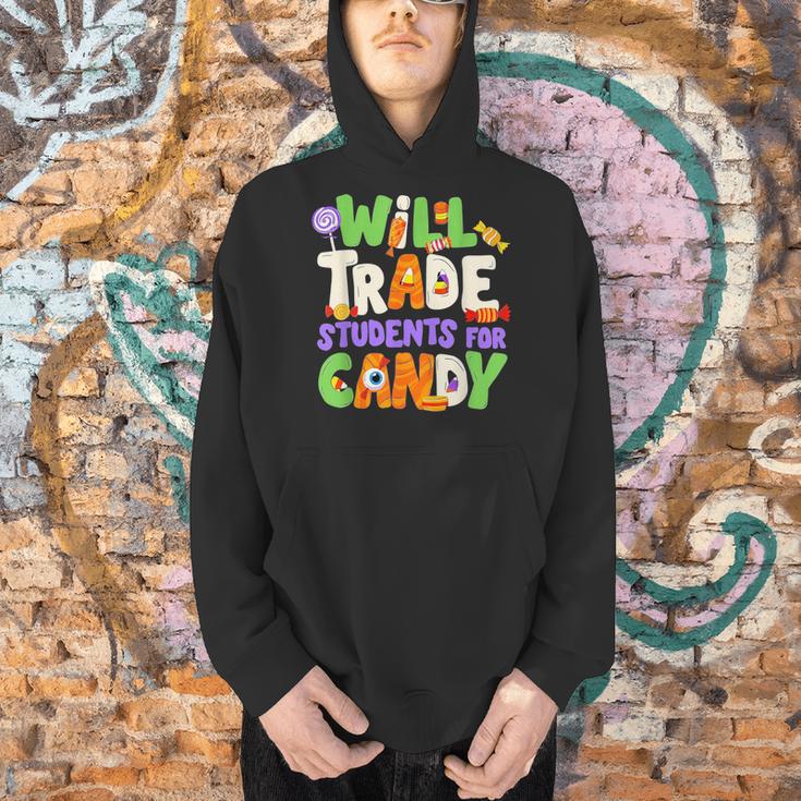 Will Trade Students For Candy Teacher Cute Halloween Costume Men Hoodie, gift for family, gift for coworker Will Trade Students For Candy Teacher Cute Halloween Costume Men Hoodie, gift for family, gift for coworker