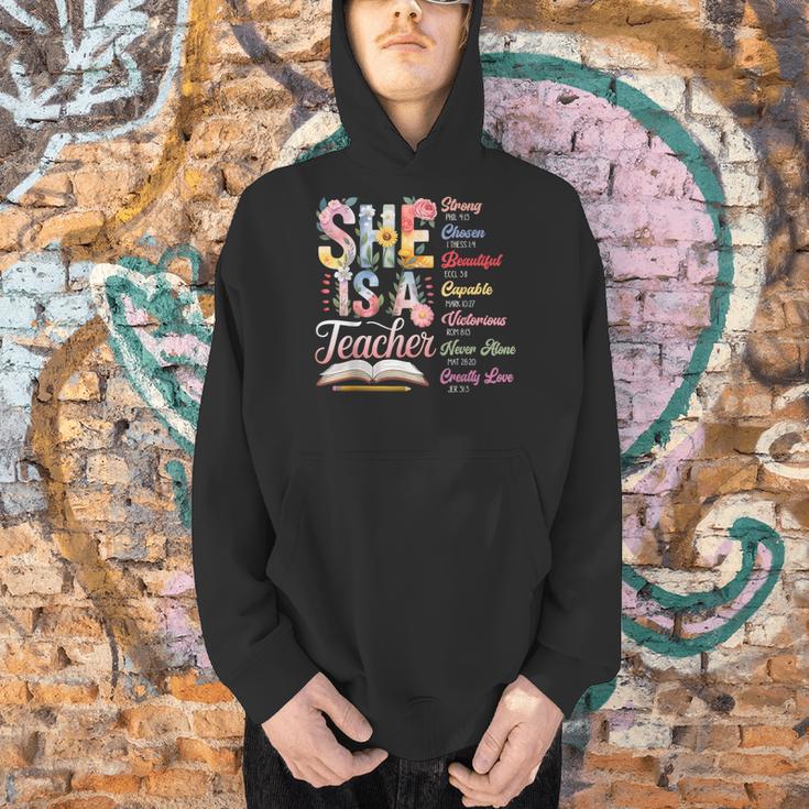 Women Bible Verse Christian Teacher God Says Back To School Men Hoodie, gift for family, gift for coworker Women Bible Verse Christian Teacher God Says Back To School Men Hoodie, gift for family, gift for coworker