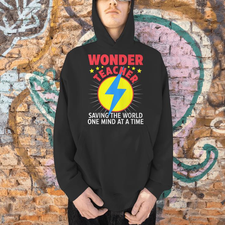 Wonder Teacher Costume Shirt Teacher Halloween Costume Men Women Men Hoodie, gift for family, gift for coworker