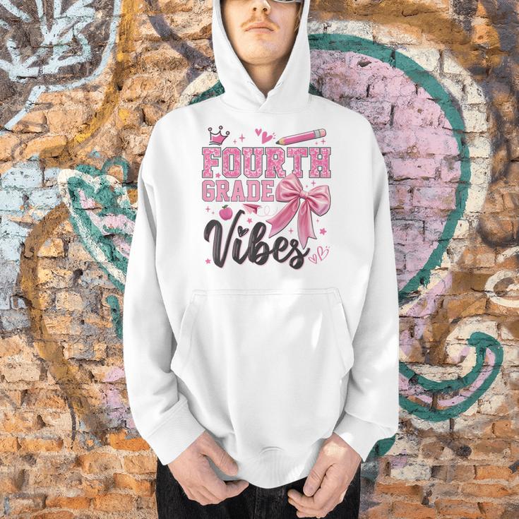 4th Fourth Grade Vibes Back To School Coquette Teacher Girl Men Hoodie, 4th Grade Teacher Hoodies, gift for family, gift for coworker 4th Fourth Grade Vibes Back To School Coquette Teacher Girl Men Hoodie, 4th Grade Teacher Hoodies, gift for family, gift for coworker