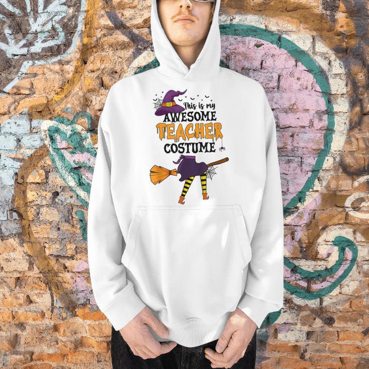 This Is My Awesome Teacher Costume Halloween Witch Men Hoodie, gift for family, gift for coworker