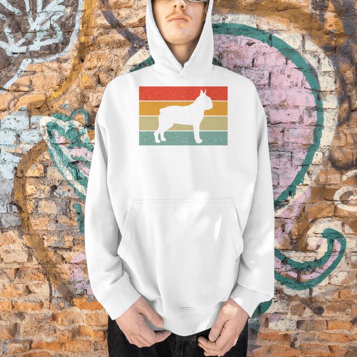 Boston Terrier Dog Lover Retro Vintage Cool For Dog Owner Men Hoodie, gift for family, gift for coworker