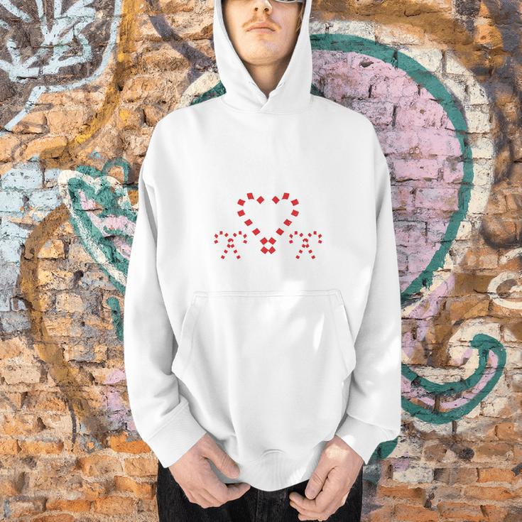 Christmas Candy Cane Work Of Heart Fourth 4th Grade Teacher Men Hoodie, 4th Grade Teacher Hoodies, gift for family, gift for coworker