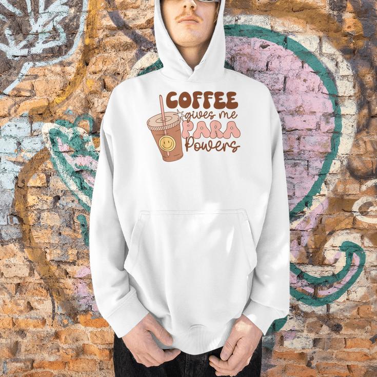 Coffee Gives Me Para Powers Parapro Teacher Squad Men Hoodie, gift for family, gift for coworker Coffee Gives Me Para Powers Parapro Teacher Squad Men Hoodie, gift for family, gift for coworker