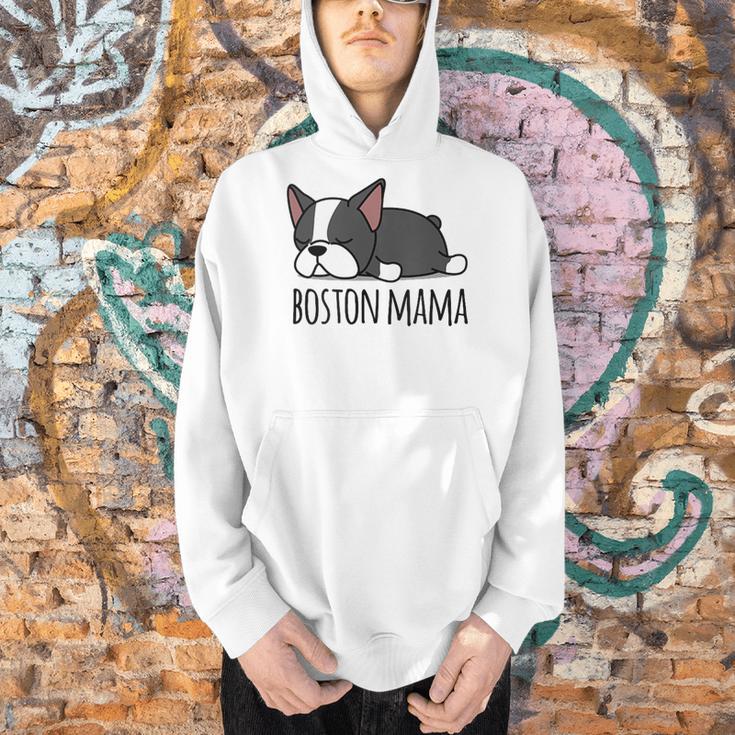 Cute Boston Terrier Boston Mama Men Hoodie, gift for family, gift for coworker