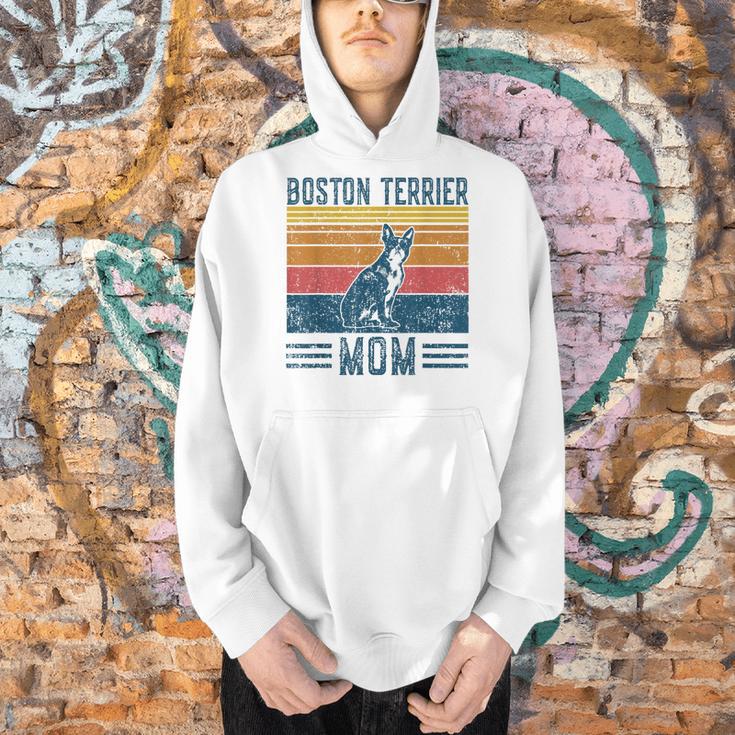 Dog Boston Terrier Mom Vintage Boston Terrier Mom Men Hoodie, Boston Terrier Mom Hoodies, gift for family, gift for coworker