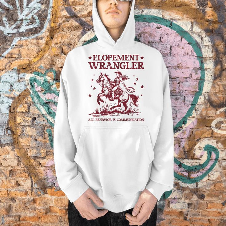 Elopement Wrangler Teacher ABA Behavior Support Cowboy Men Hoodie, gift for family, gift for coworker Elopement Wrangler Teacher ABA Behavior Support Cowboy Men Hoodie, gift for family, gift for coworker