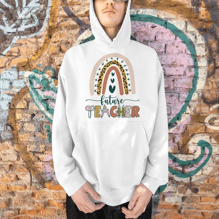 Future Teacher Boho Rainbow Leopard New Grad Student Men Hoodie, Future Teacher Hoodies, gift for family, gift for coworker Future Teacher Boho Rainbow Leopard New Grad Student Men Hoodie, Future Teacher Hoodies, gift for family, gift for coworker