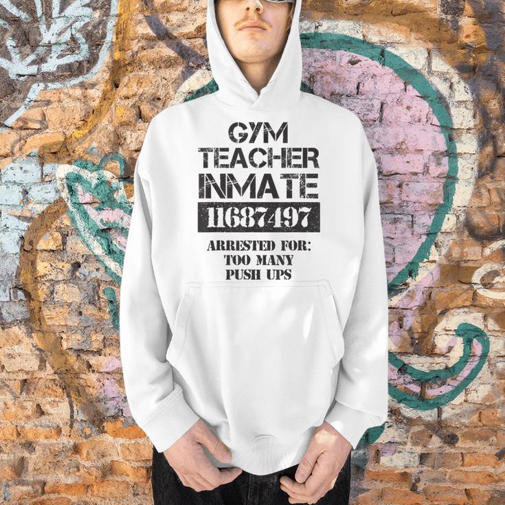 Halloween Gym Teacher Prisoner Costume Men Hoodie, gift for family, gift for coworker