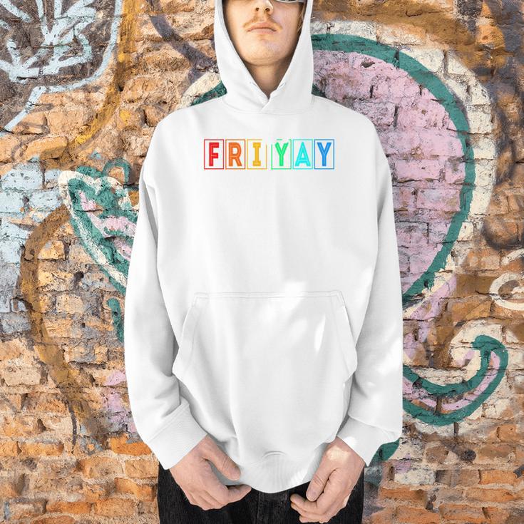 Happy Fri Yay Teacher Friday Men Hoodie, gift for family, gift for coworker