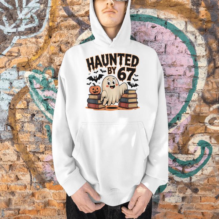 Haunted By 67 Teacher Ghost Pumpkin Halloween Costum Men Hoodie, gift for family, gift for coworker Haunted By 67 Teacher Ghost Pumpkin Halloween Costum Men Hoodie, gift for family, gift for coworker