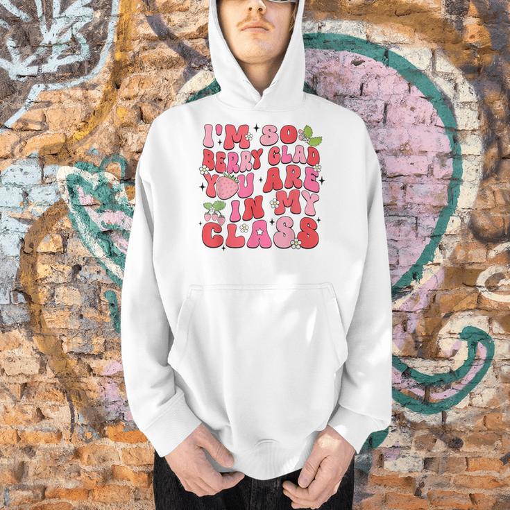 I'm So Berry Glad You Are Strawberry Elementary Teacher Men Hoodie, gift for family, gift for coworker I'm So Berry Glad You Are Strawberry Elementary Teacher Men Hoodie, gift for family, gift for coworker