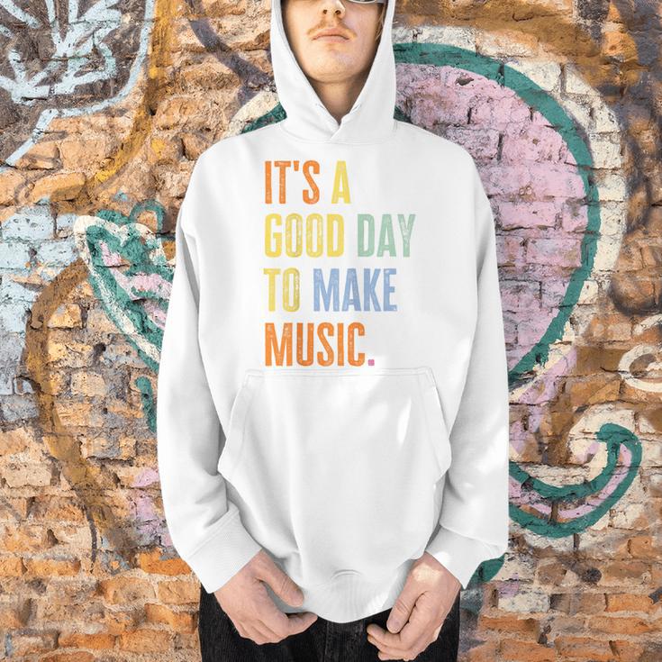 It's A Good Day To Make Music Music Lover Teacher Men Hoodie, gift for family, gift for coworker It's A Good Day To Make Music Music Lover Teacher Men Hoodie, gift for family, gift for coworker