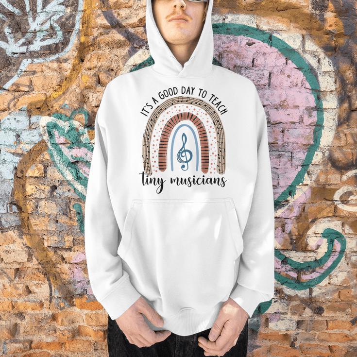 Its A Good Day To Teach Tiny Musicians Music Teacher Rainbow Men Hoodie, gift for family, gift for coworker Its A Good Day To Teach Tiny Musicians Music Teacher Rainbow Men Hoodie, gift for family, gift for coworker