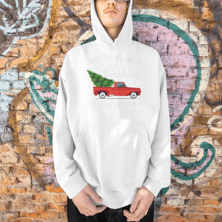 Jolliest Bunch Of Teachers This Side Of The Hallway Men Hoodie, gift for family, gift for coworker