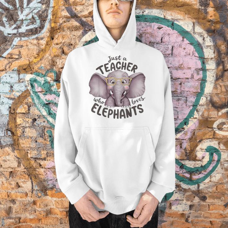 Just a Teacher Who Loves Elephants Elephant Lover Educator Men Hoodie, gift for family, gift for coworker Just a Teacher Who Loves Elephants Elephant Lover Educator Men Hoodie, gift for family, gift for coworker