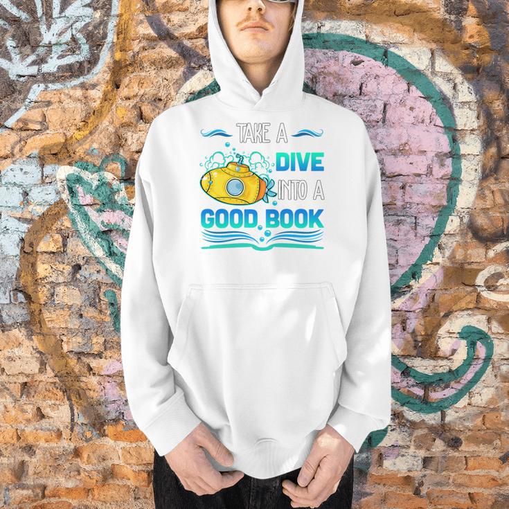 Librarian Teacher Dive Into A Good Book Reading Premium Tri-Blend Men Hoodie, gift for family, gift for coworker Librarian Teacher Dive Into A Good Book Reading Premium Tri-Blend Men Hoodie, gift for family, gift for coworker