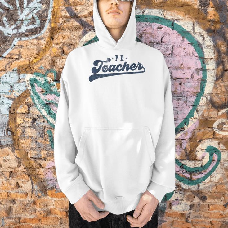 PE Teacher Cute Vintage Graphic Physical Education Teacher Men Hoodie, Pe Teacher Hoodies, gift for family, gift for coworker