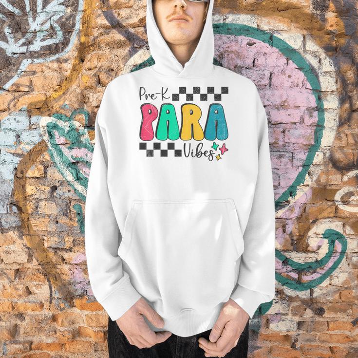 Pre-K Paraprofessional Teacher Back To School Vibes Men Hoodie, gift for family, gift for coworker